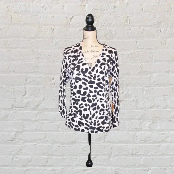 INC Animal Print Sweater - Picture 1 of 5
